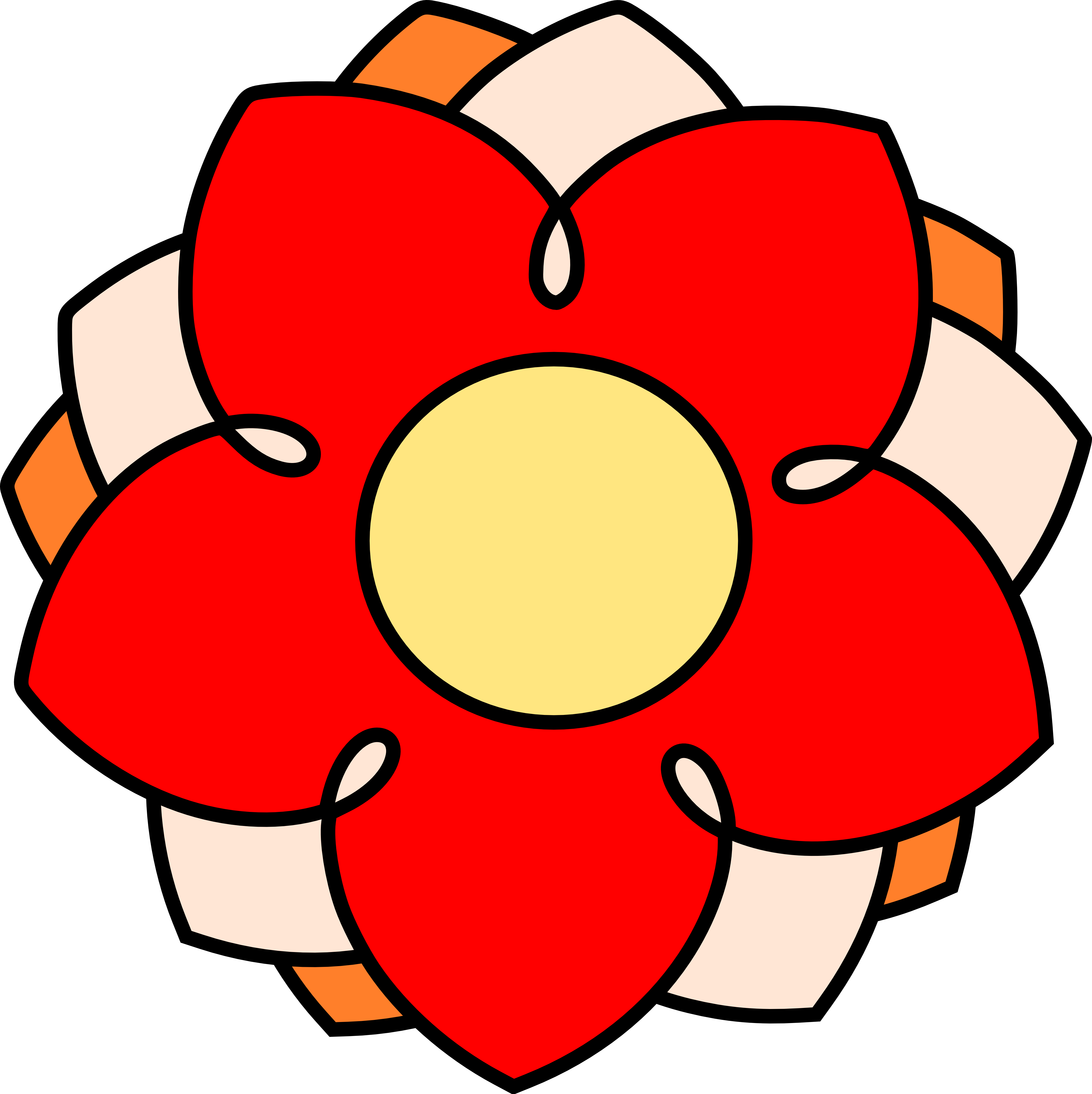 Mayflower Clip Art With Pictures Medium Size - Cartoon Picture Of A Flower (4200x4208)