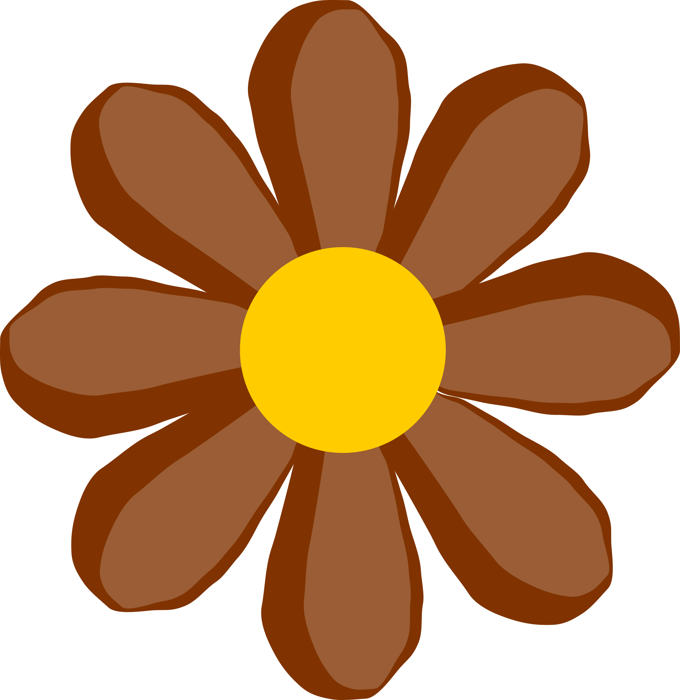 Clip Arts Related To - Flower Clip Art (2331x2400)