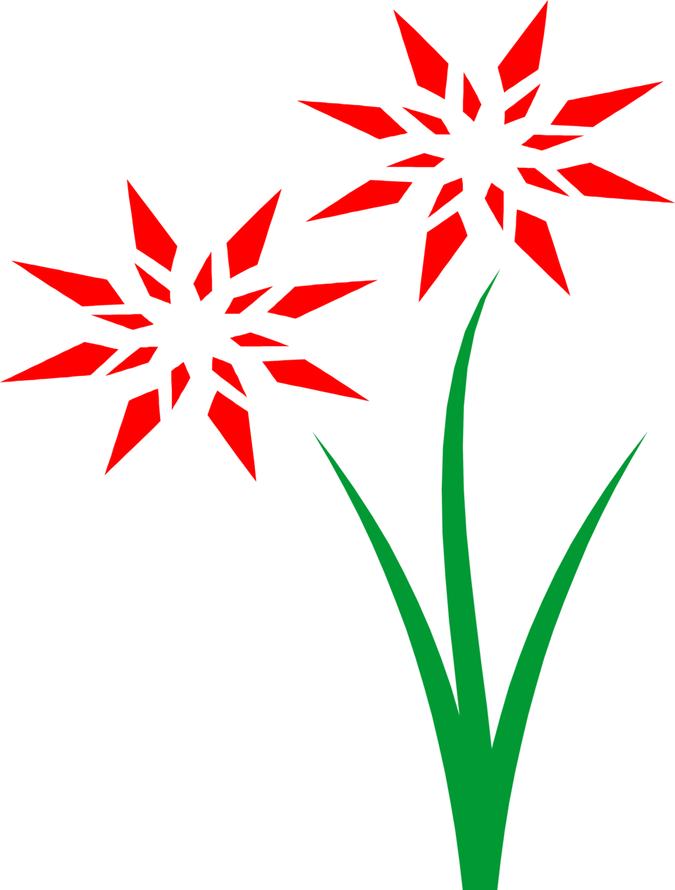 Flowers Red Free Stock Photo Illustration Of Red Flowers - Animated Flower With Transparent Background (958x1262)