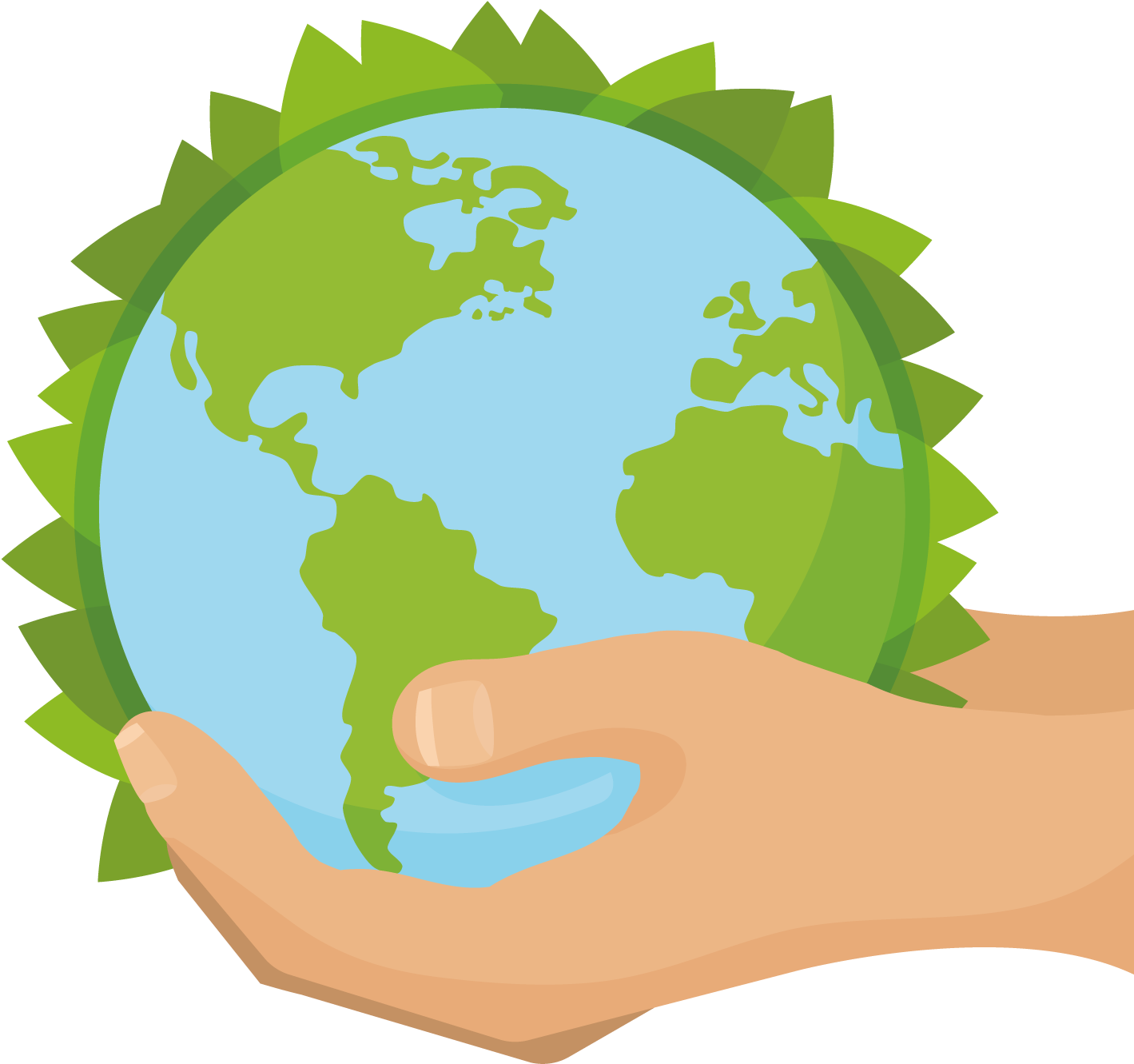 Green World Environment Day Euclidean Vector Clip Art - World Environment Day 2017 Banners (1600x1600)