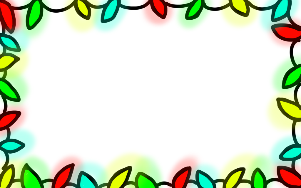 Free To Use Holiday Lights Border By Princess-corrine - Free To Use Holiday Lights Border By Princess-corrine (1024x640)
