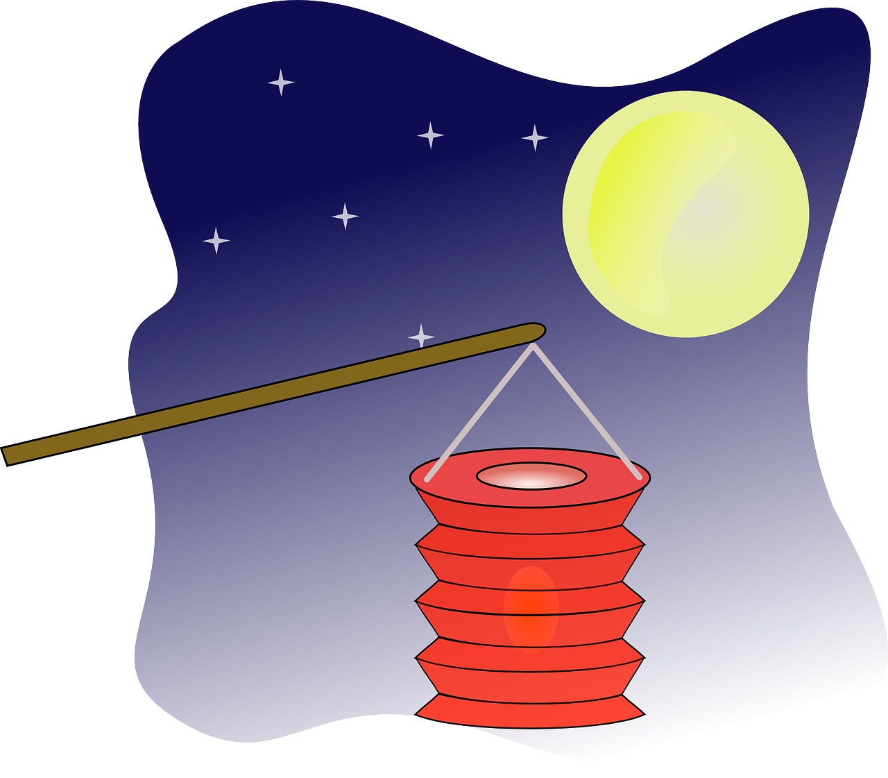 Moon Holiday Lantern Festival Recreation Night - Mid Autumn Festival Clipart (958x839)