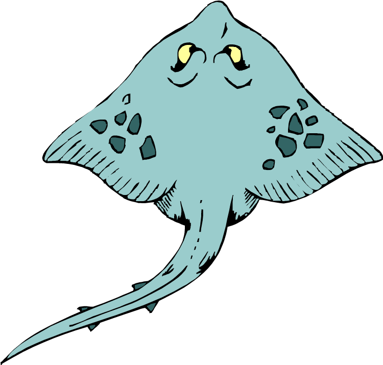 Stingray Clip Art - Stingray Clipart Png (750x725)