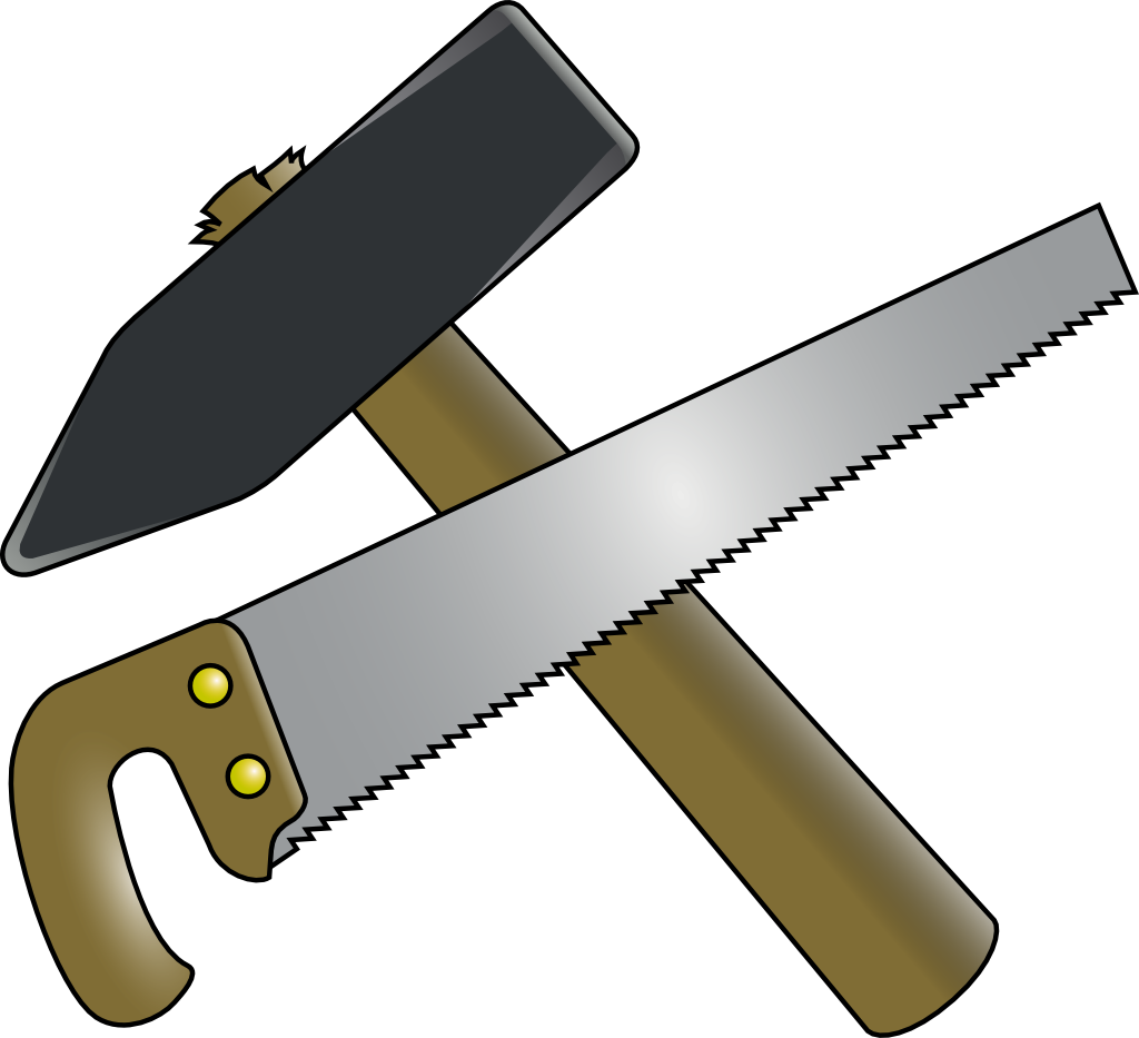 Hammer Saw Clipart Clip Art Of Hammer Clipart - Hammer Saw Clipart (1024x933)