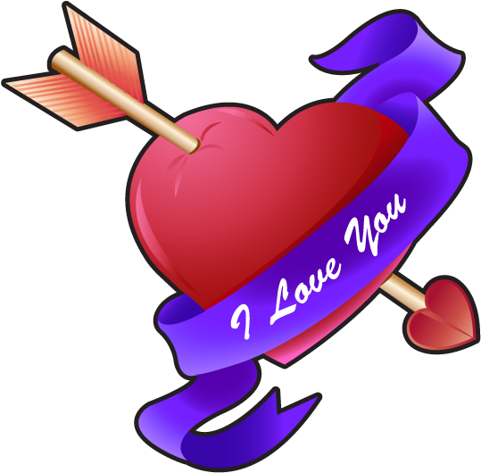 Free Clip Art - Love You So Much (612x596)