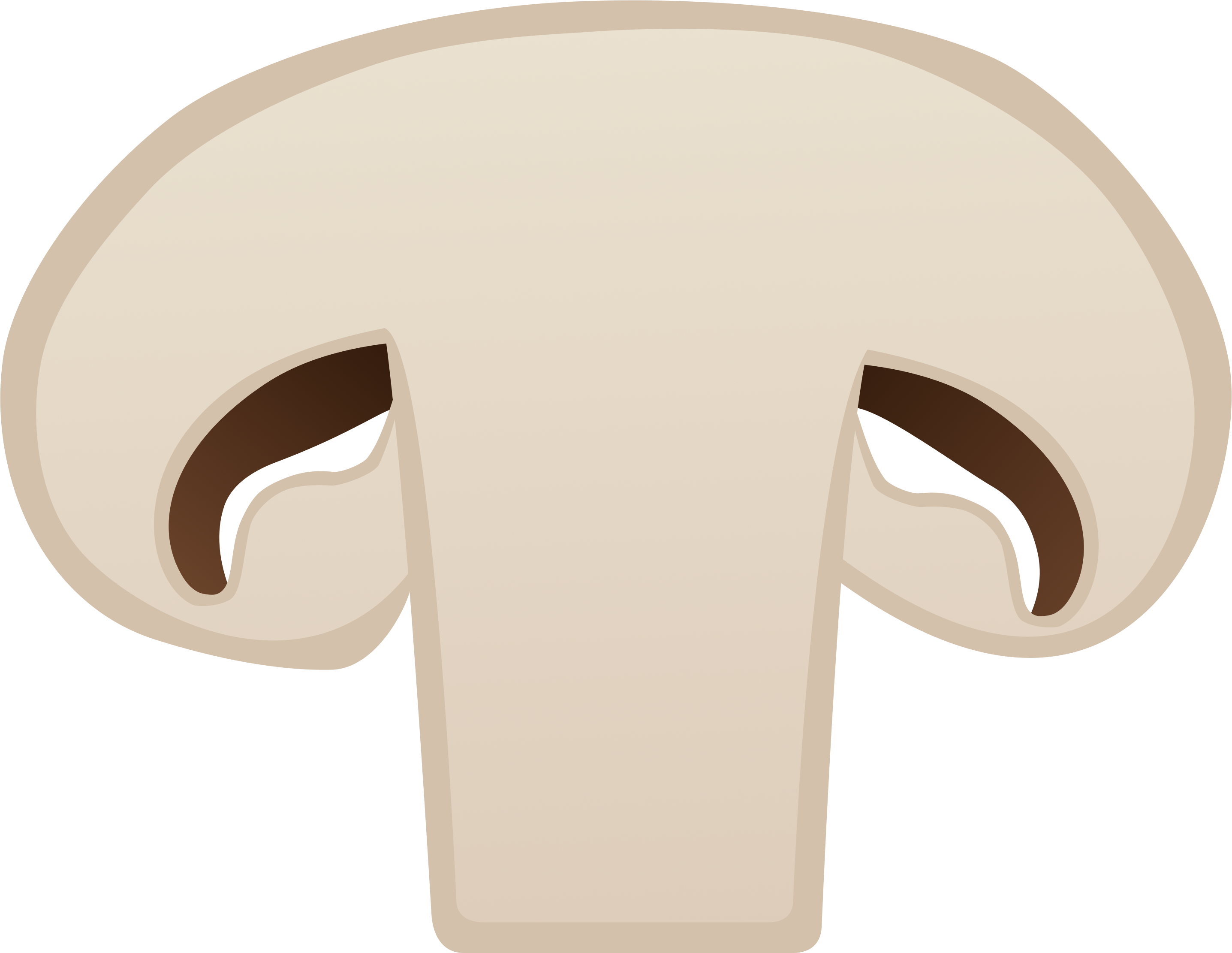 Clipart Mushroom Slice By Meowgon - Mushroom Slice Clip Art (2873x2222)