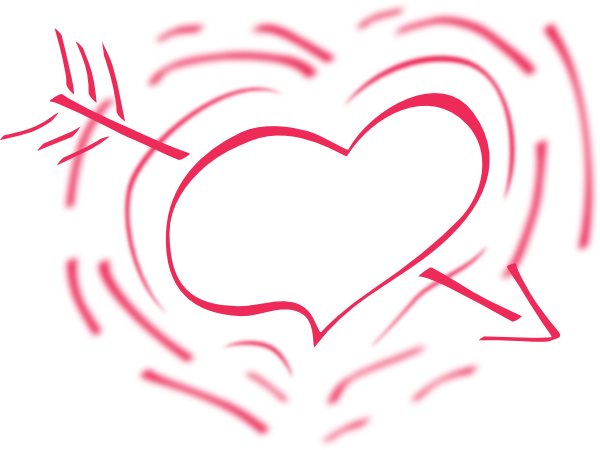Black And White Heart Cartoon (600x450)