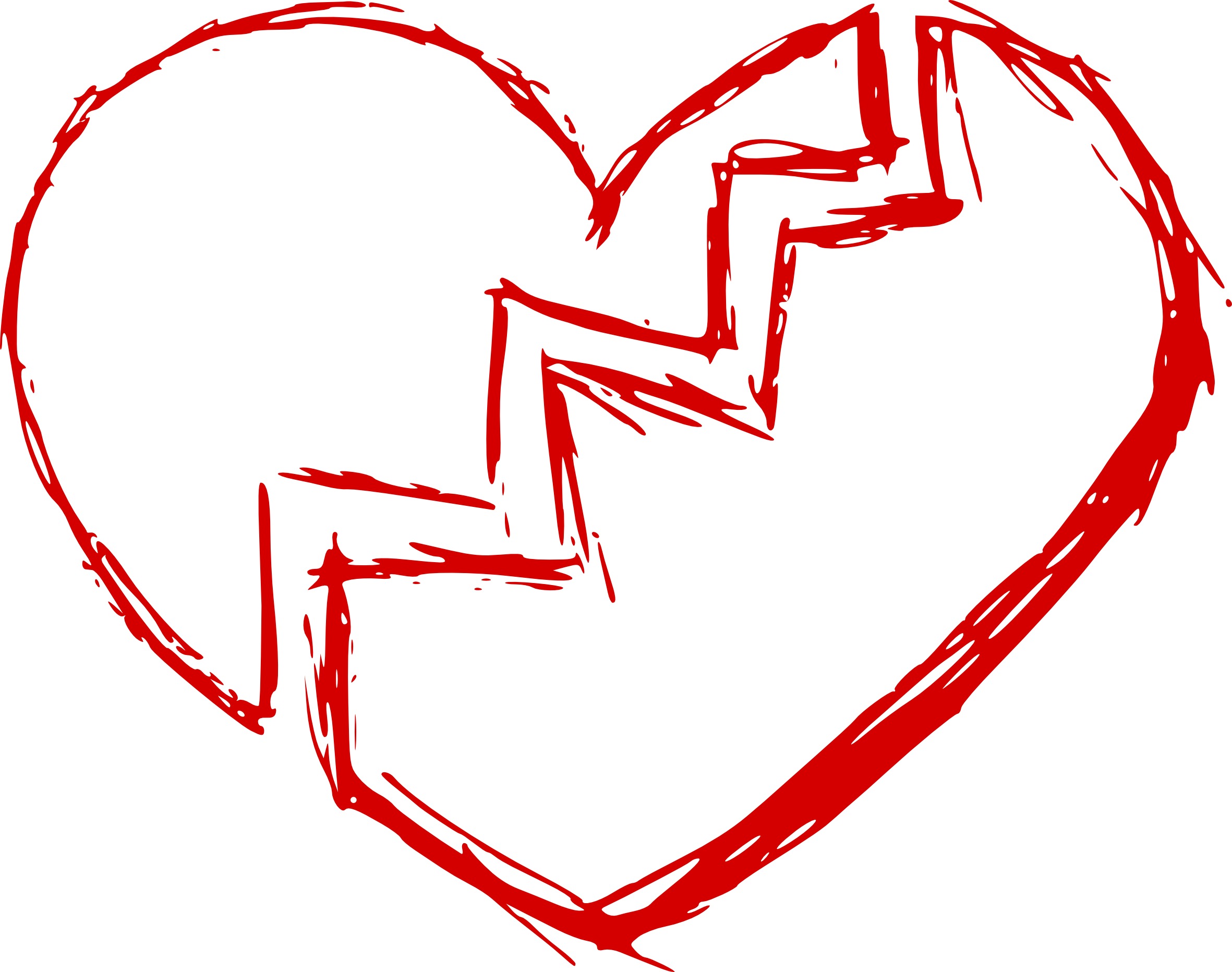 Free Download - Broken Heart Png (2362x1864)