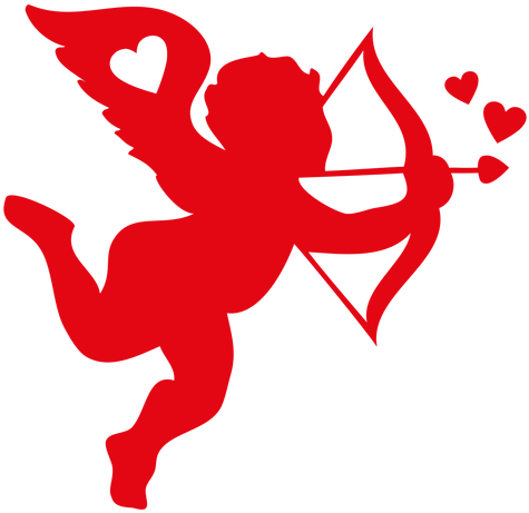 Cupid Clipart Transparent 15 West Belmont Place Rh - Cupid Silhouette (512x512)
