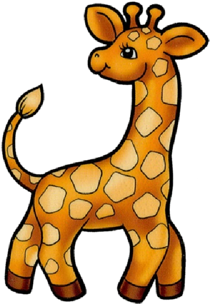 Giraffe Cartoon Animal Clip Art Images - Animales Animados (600x600)
