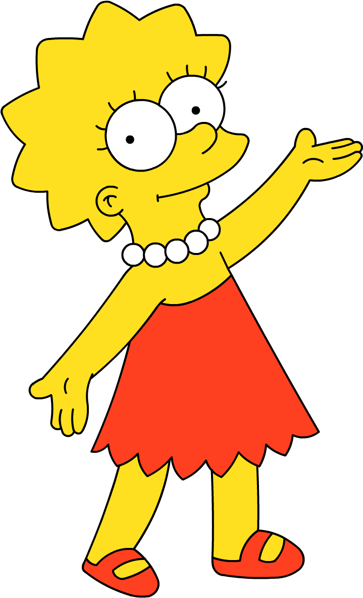 Lisa Simpson - Gif Animado Lisa Simpson (740x1200)