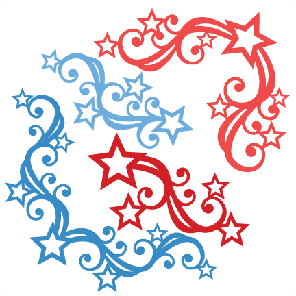 Star Flourish Set Svg Scrapbook Cut File Cute Clipart - Star Flourish (432x432)