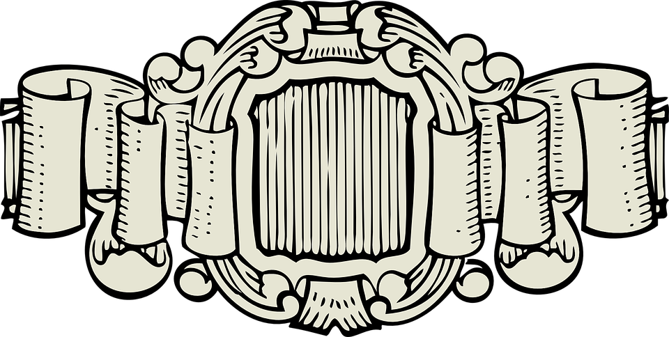 Flourish, Label, Decorative, Metallic, Decoration - Flourish Clipart (960x484)