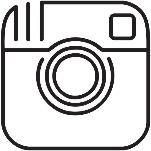 Flourish Clipart Free - Instagram Icon White Outline (512x512)