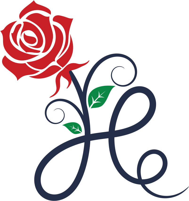 Rose Corner Flourish Clipart (848x895)