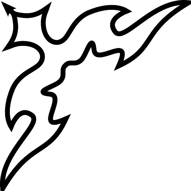 Pattern, Celtic, Flourish, Corner, Tribal, Fancy - Tribal Borders (640x640)