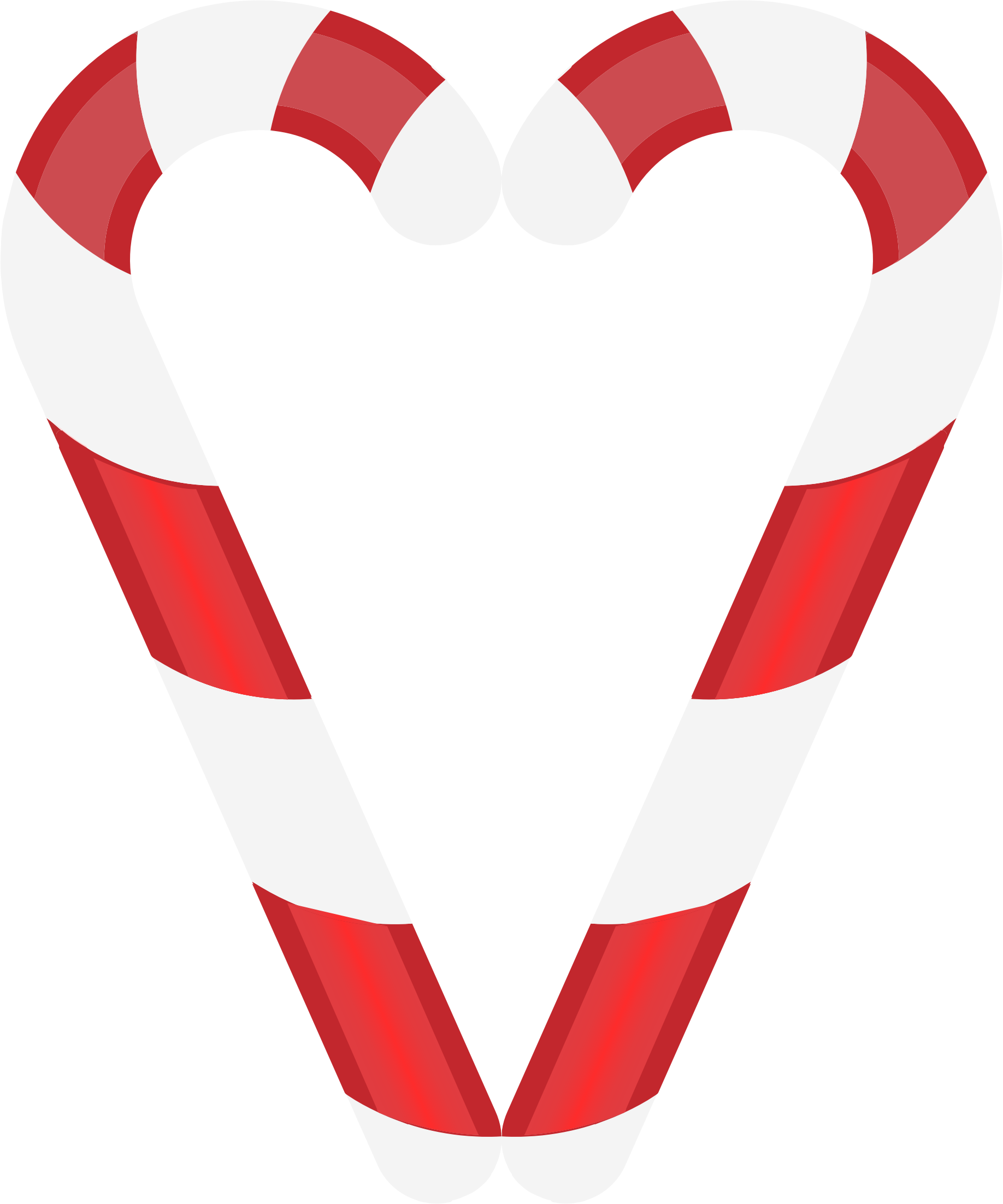 Big Image - Candy Cane In A Heart Shape (1836x2204)