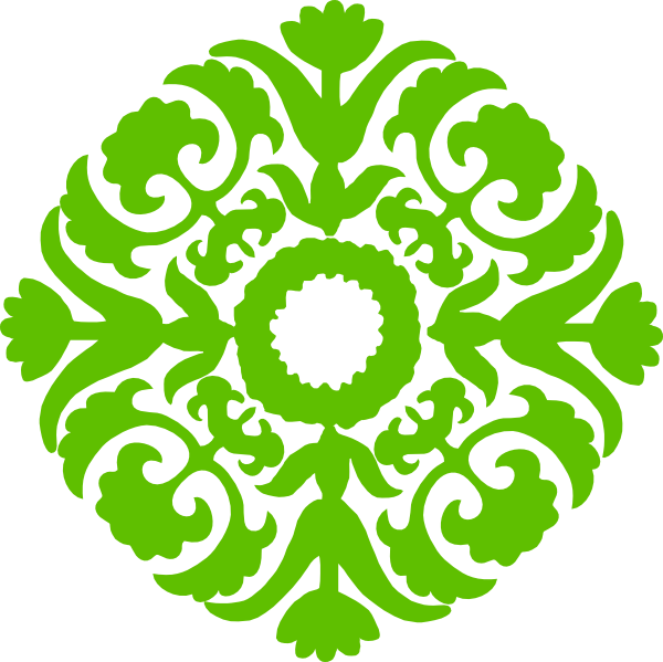 This Free Clip Arts Design Of Damask Flourish - Islamic Design (600x599)