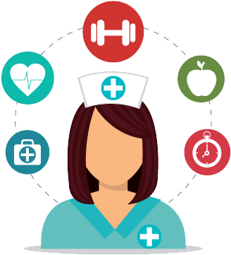 Treat And Prevent Disease In Families So They Can Flourish - Pielegniarka Grafika (425x425)