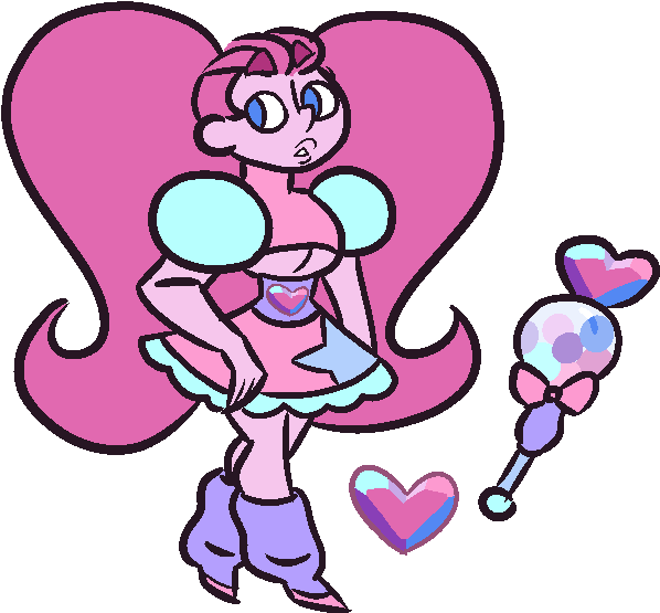 Gemsona-cotton Candy Quartz By Cuppykins - Cotton Candy Gemsona (630x560)
