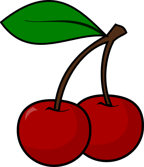Cherry Clipart Black And White Cherry Clip Art - Cherry Clip Art (728x845)