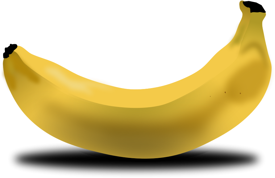 Banana Clipart File Tag List Banana Clip Arts Svg File - Platano Vector Png (900x579)