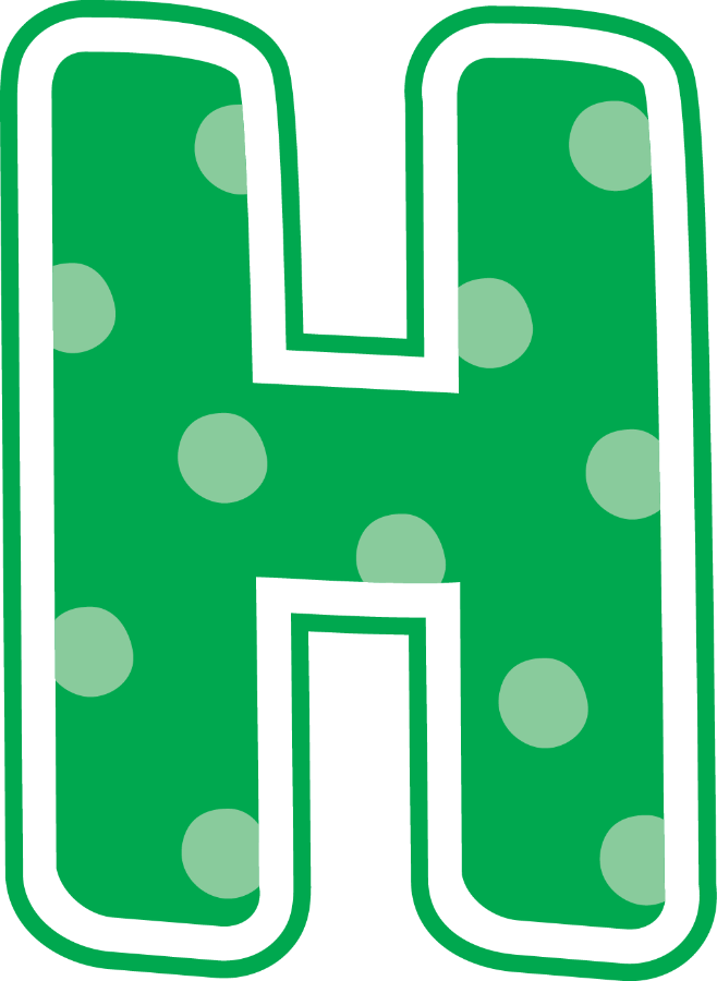 Say Hello - Letras De Colores H (658x900)