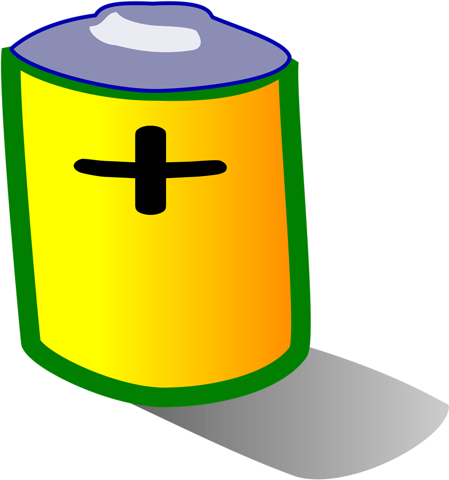 Battery Clipart File Tag List Clip Arts Svg - Battery Clip Art Transparent (958x958)