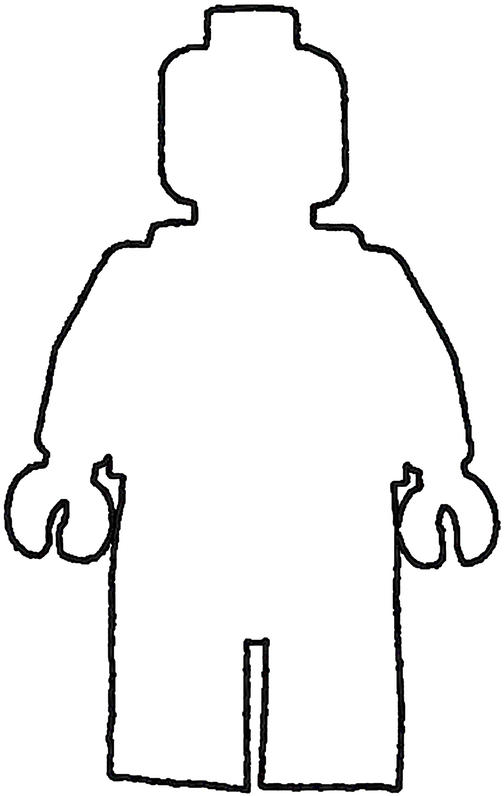 Diy Lego Shirts {free Template} - Lego Man Template (800x800)