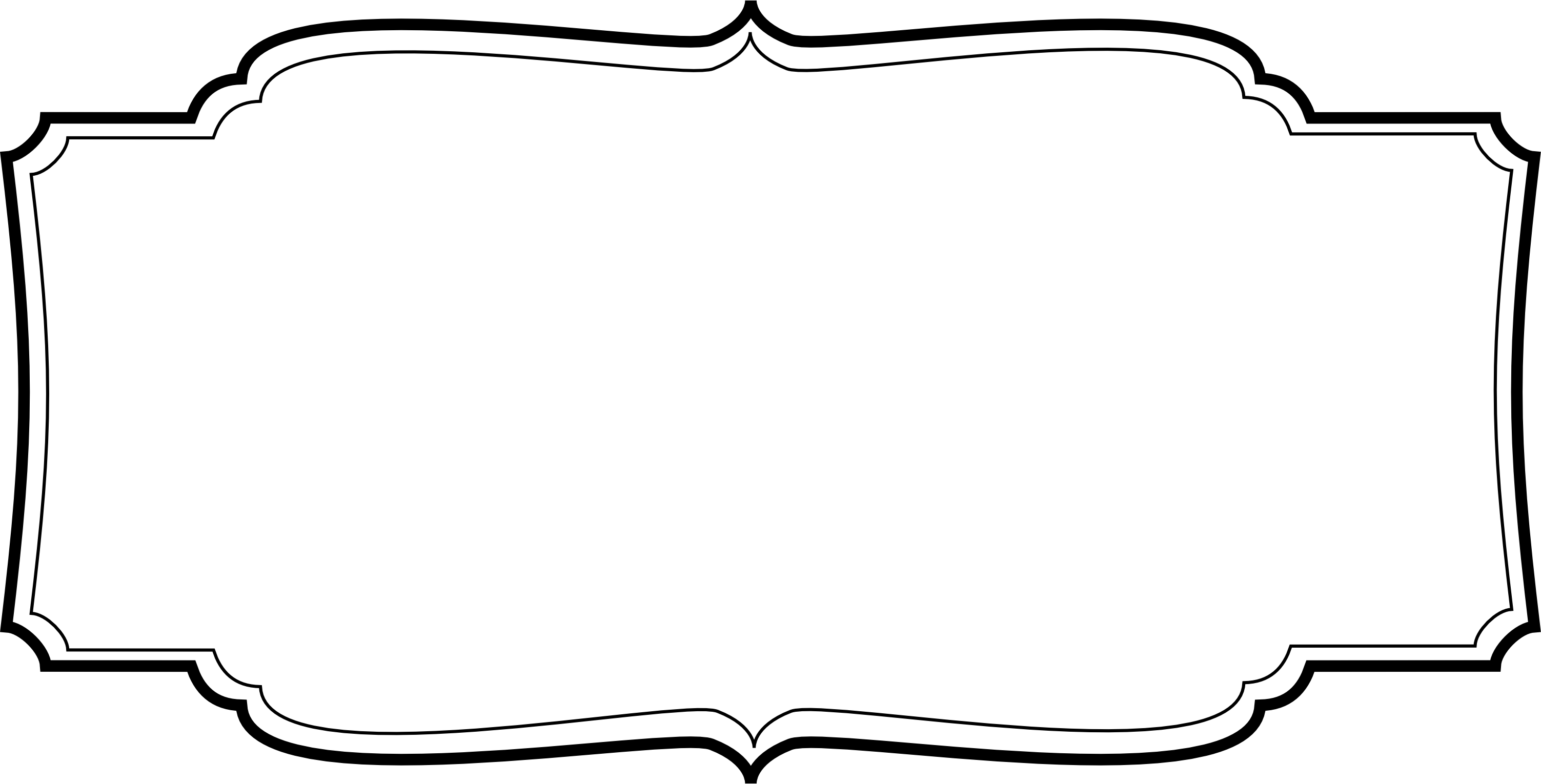 Labels Transparent Label Frame Vector Png 3006x1530 Png Clipart