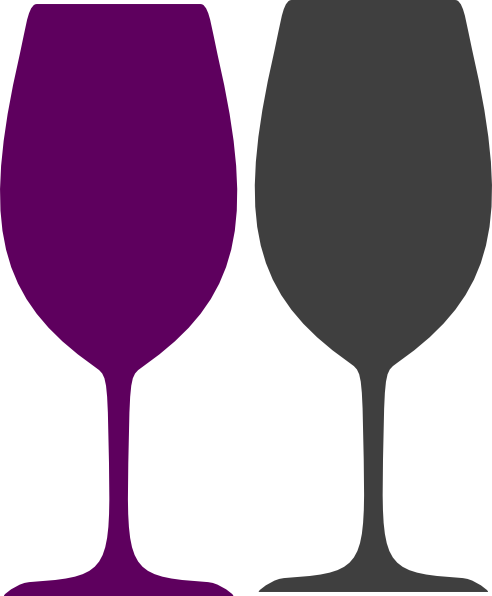 Wine Glass Silhouette Vector (492x596)