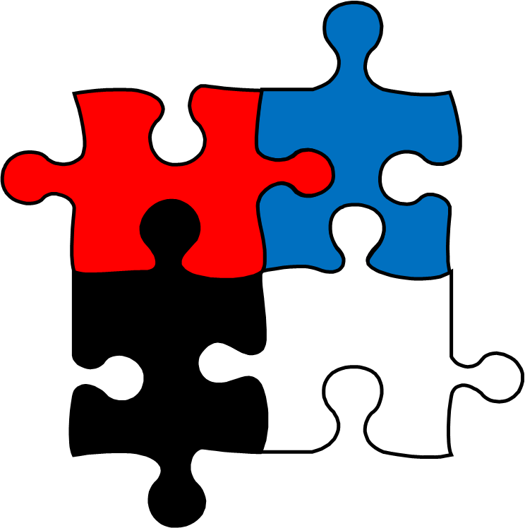 2 Piece Puzzle Template - Puzzle Piece (744x748)