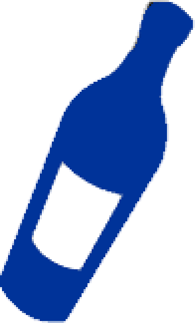 Blue Wine Bottle Clip Art - Blue Bottle Clip Art (387x640)