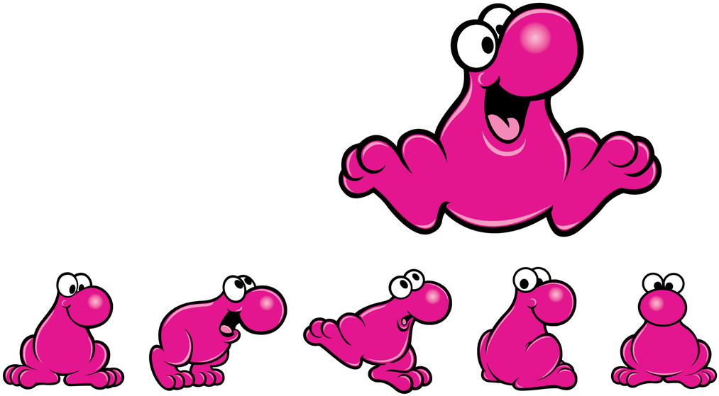 Nerds The Willy Wonka Candy Company Mascot Clip Art - Nerds Mascot (1100x687)