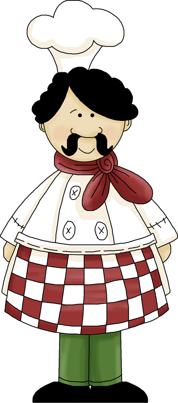 Wine Clipart Italian Bistro - Italian Chef Clipart Free (708x1600)