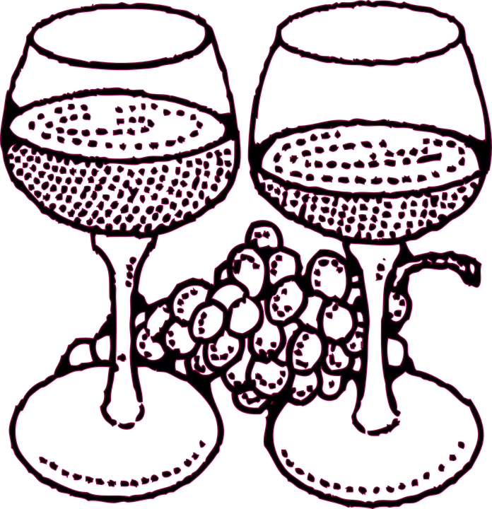 Wine Glass Clip Art (696x720)