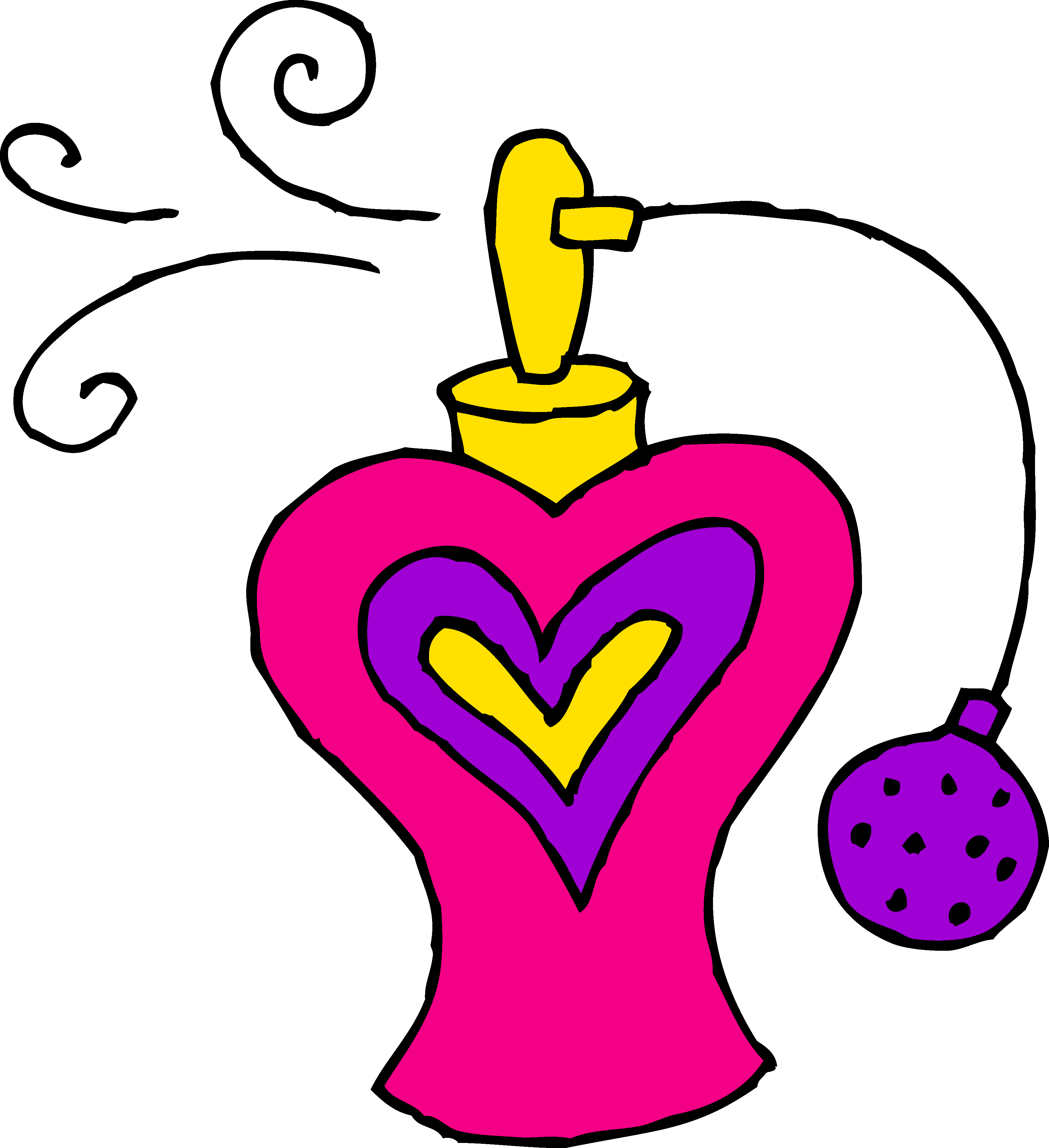 Bbq Appetite Cliparts - Perfume Clipart (3528x3859)