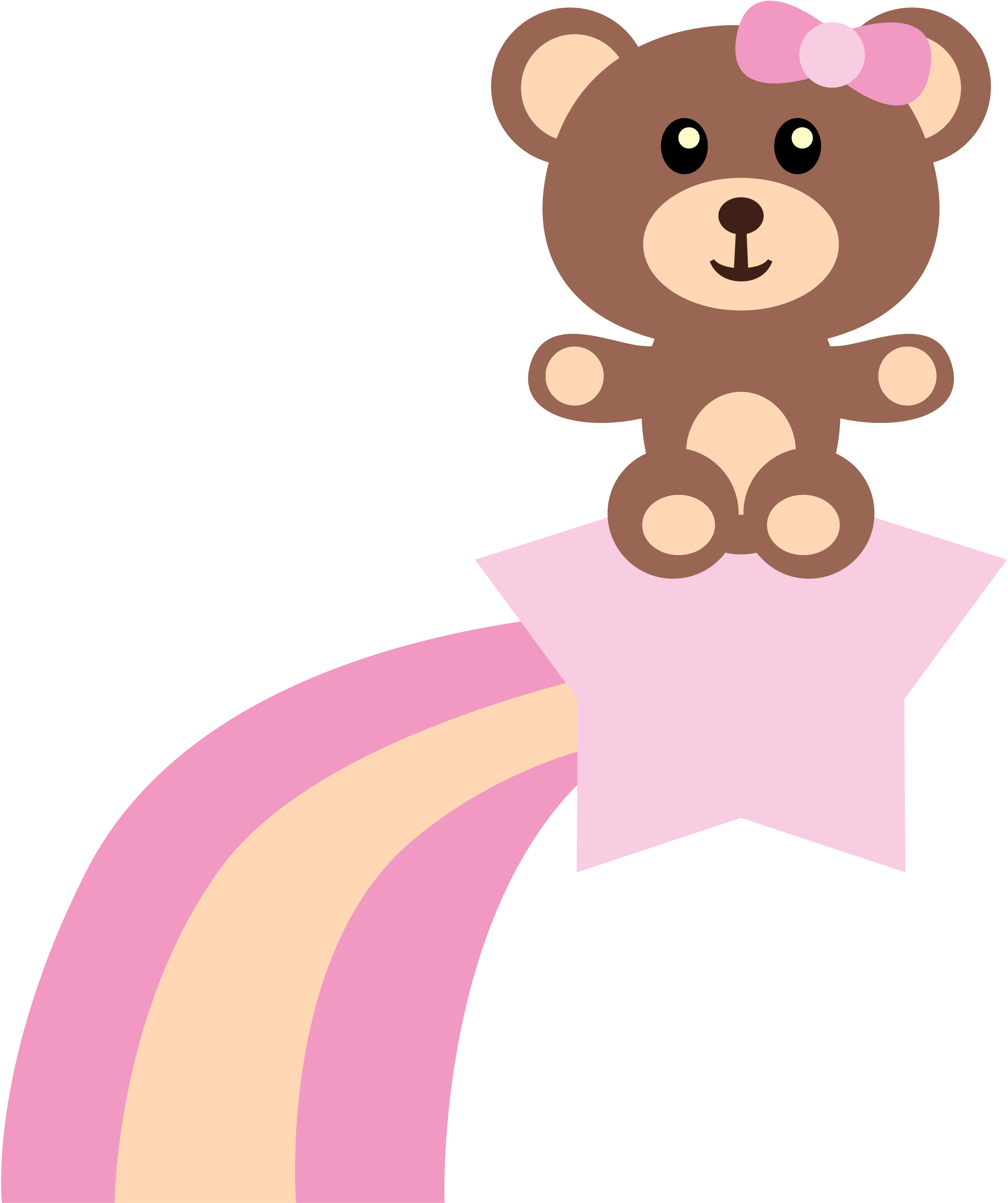 Girl Teddy Bear Clip Art (2200x2625)