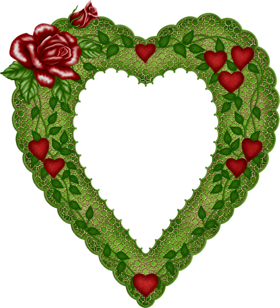 Coeur,tube,png - Wreath (573x630)