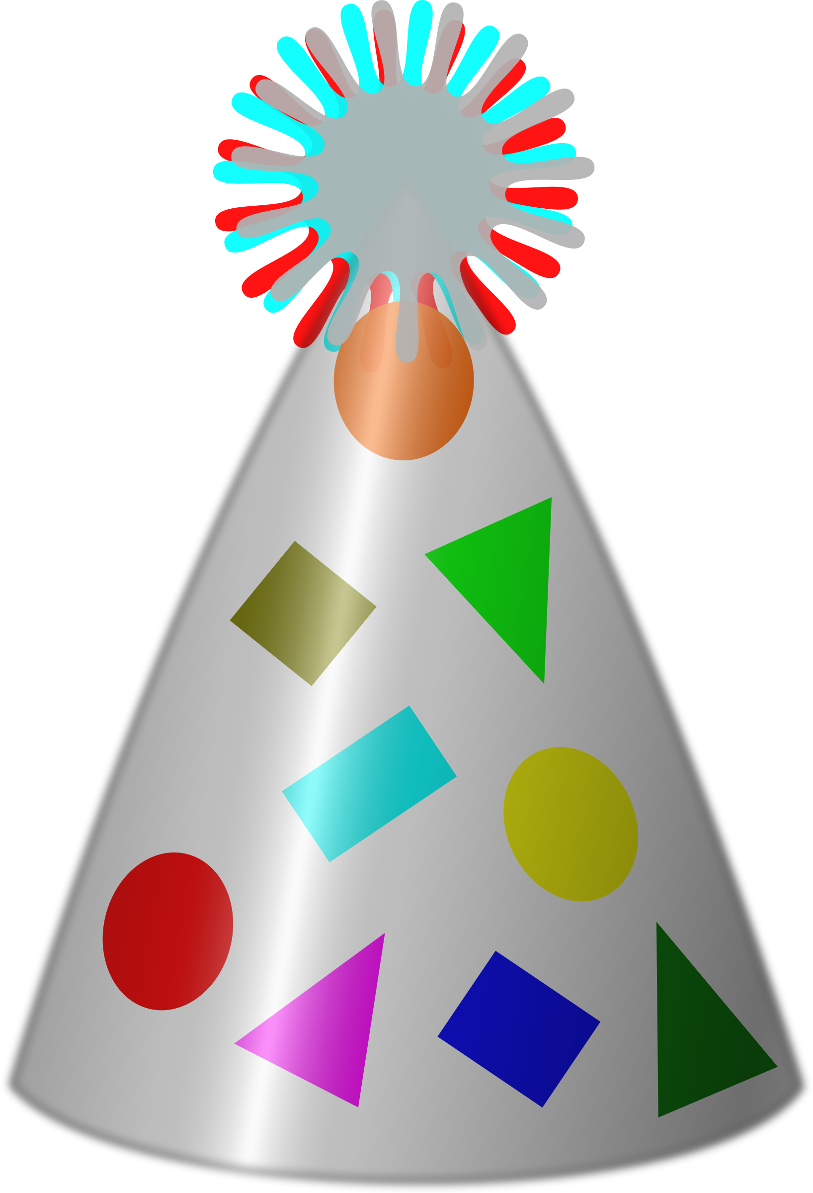 Party Clipart Party Hat - Birthday Hat Transparent Background (1636x2400)