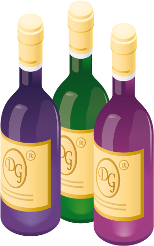 Party Clipart Wine Glass - Wine Icone (404x512)