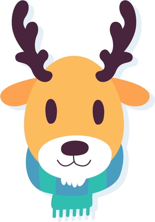 6 - Winter Animal Clip Art (612x792)