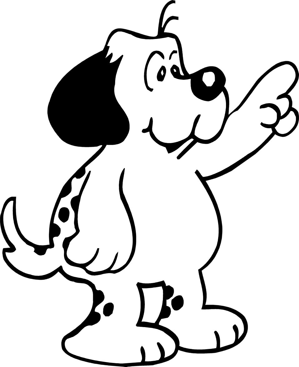 Perro Clipart Free Download Cartoon - Cartoon Dog Transparent Background (958x1177)