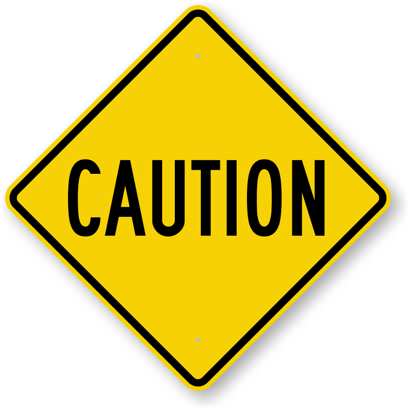 Caution Sign Free Download Clip Art On Clipart - Slow Signs For Traffic (800x800)