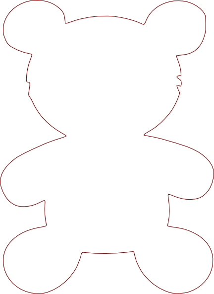 Siluet Teddy Bear (432x592)