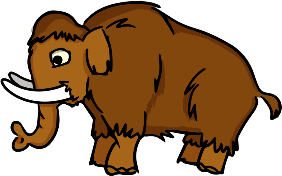 Free To Use Public Domain Animals Clip Art - Wooly Mammoth Clip Art (929x600)