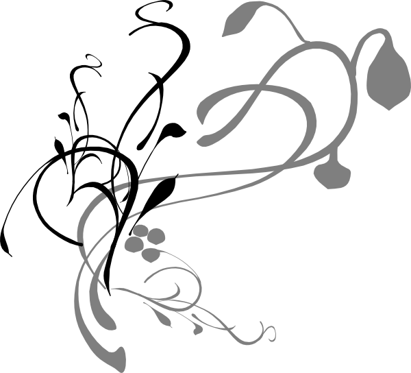 Scroll Frame Clipart Besides Flourish Decorations Flourish - Lines, Vines And Trying Times (600x544)