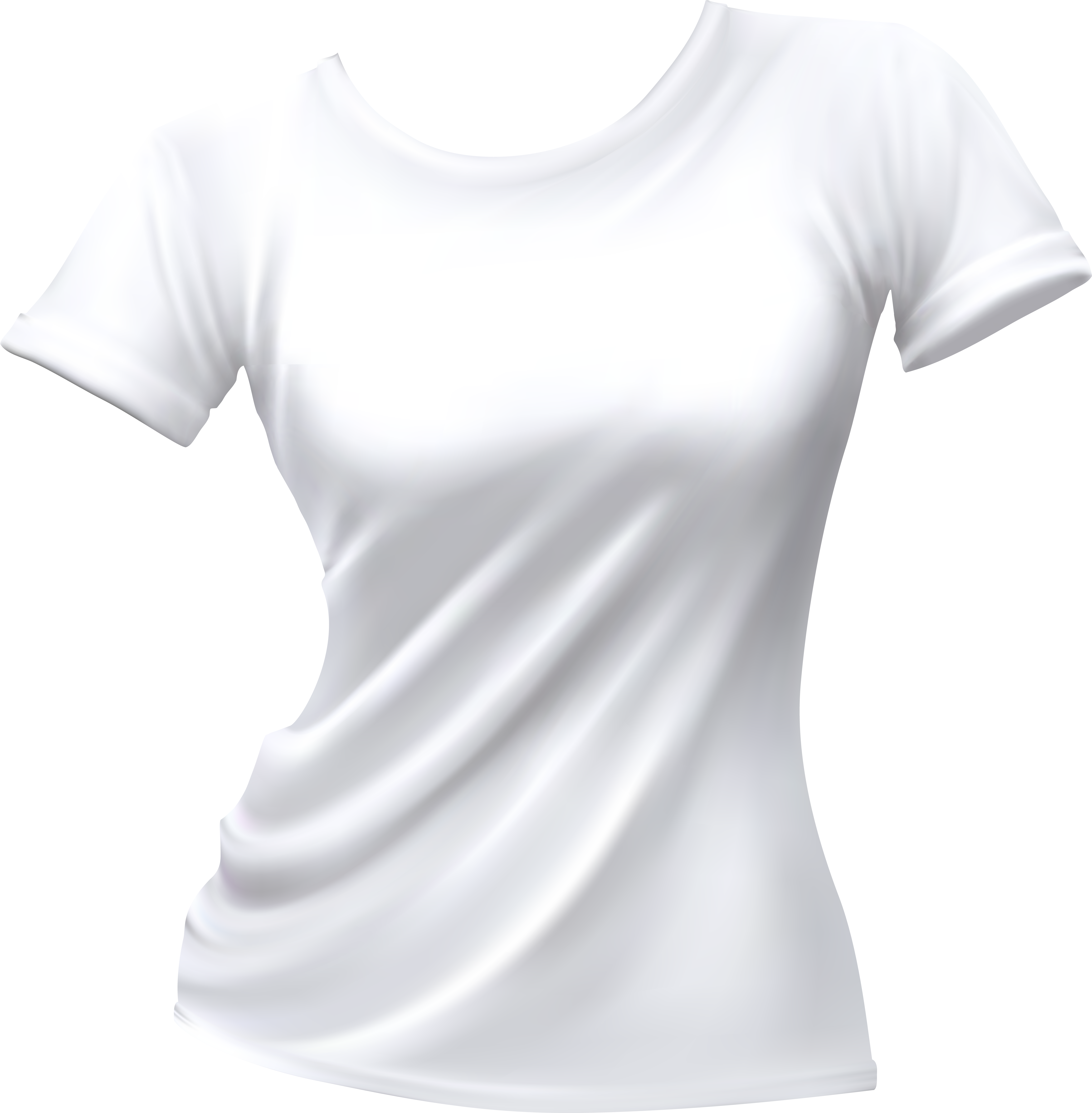 Female T Shirt White Png Clip Art - Female T Shirt White Png Clip Art (6867x7000)