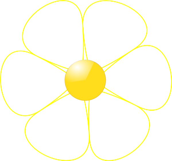 White Flower Clipart Png (600x564)