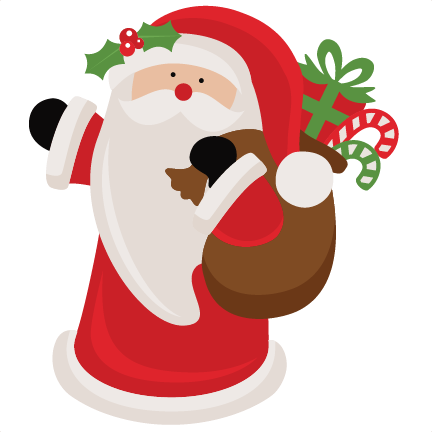 Santa Claus Svg Scrapbook Cut File Cute Clipart Files - Scalable Vector Graphics (432x432)